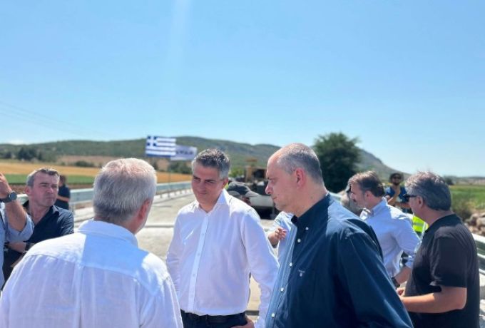Χρίστος Δήμας : Παραδόθηκε η γέφυρα Φαρσάλων–Βόλου στο ύψος του Παιπάη – Στο επίκεντρο τα νέα έργα υποδομής